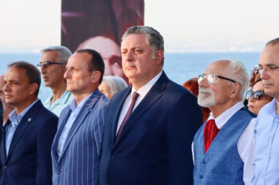 ATATÜRK’ÜN YALOVA’YA GELİŞİNİN 95. YIL DÖNÜMÜ COŞKUYLA KUTLANDI