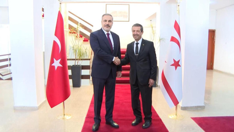 Dışişleri Bakanı Hakan Fidan KKTC' de