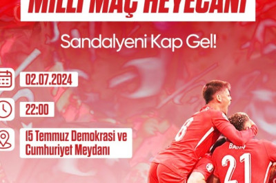 MİLLİ MAÇ HEYECANI DEV EKRANDA YAŞANACAK