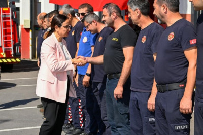 VALİ KAYA'DAN İTFAİYE HAFTASI KUTLAMASI