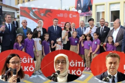 YALOVA’DA İLK DERS ZİLİNİ PROTOKOL MENSUPLARI ÇALDI