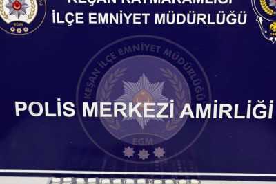 Keşan’da polisten şok uygulama