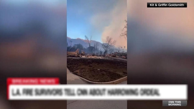 Yangından kurtulanlar CNN'e konuştu