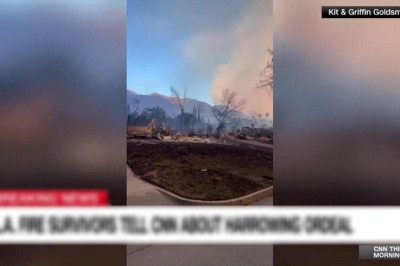 Yangından kurtulanlar CNN'e konuştu