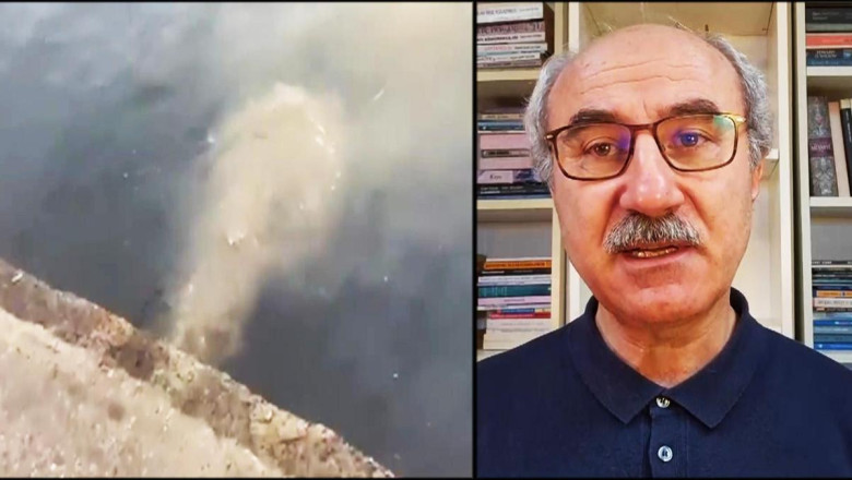 ‘Denize akan atık su’ iddiası! Çamur rengine döndü!