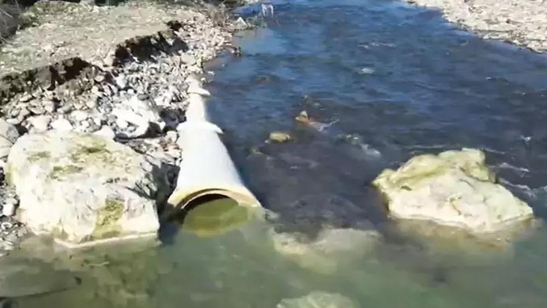 Melen Deresi'ne lağım suyu karıştığı iddiası!