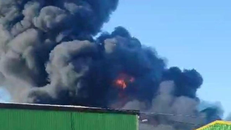 Adana'da geri dönüşüm tesisinde yangın