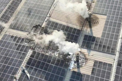 İnegöl'de tekstil fabrikasında korkutan yangın