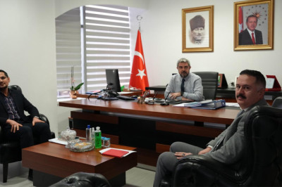 Başhekim Ergenç’ten Müdür Kaşıkçı’ya Hayırlı Olsun Ziyareti