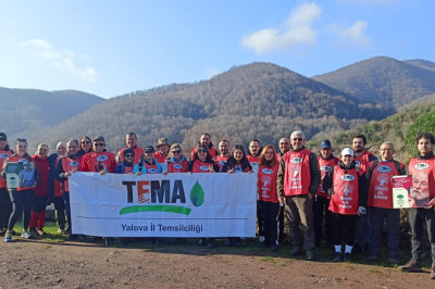 Yalova TEMA Kurucu Onursal Başkanlarını Doğada Andı