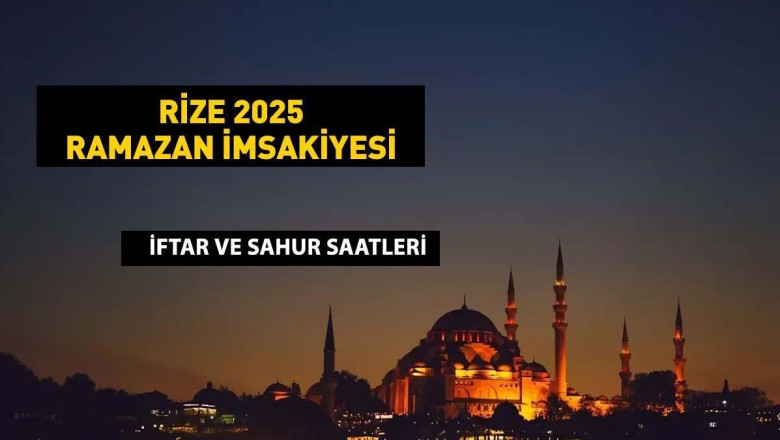 RİZE İMSAKİYE 2025: İmsak Vakti ve Ramazan Takvimi | Rize'de Sahur saat kaçta, Oruç ne zaman başlıyor?