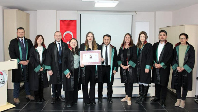 Yeni Avukatlar Yalova Barosu’nda Ruhsatlarını Aldı