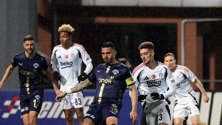 Kasımpaşa 1-1 Beşiktaş Maç Özeti | Kartal, 10 kişiyle puanı kurtardı