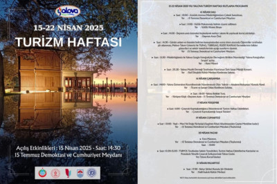 Turizm Haftası Yalova’da Kutlanacak!