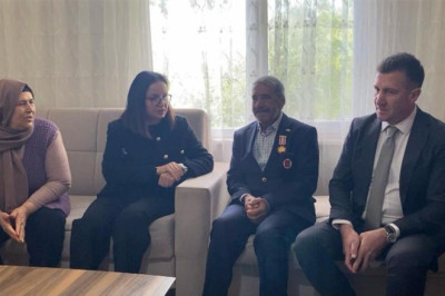 Vali Kaya, Gazi Hasan Köksal’ın Kapısını Çaldı