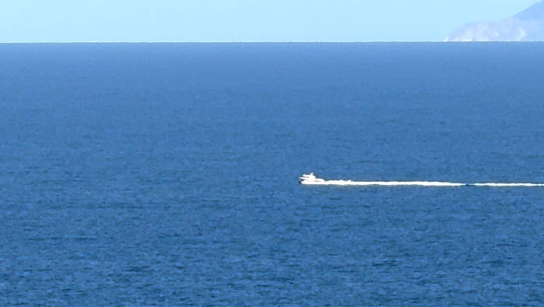 Erdek Açıklarında Sahil Güvenlik Ve Deniz Kuvvetleri Seferber Oldu