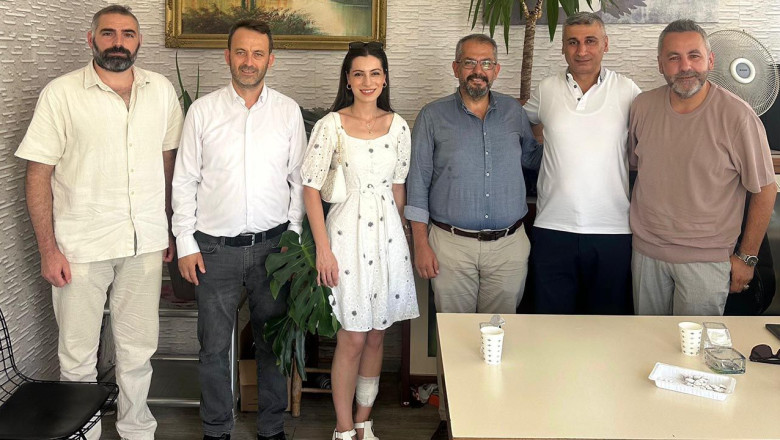 Anahtar Parti’den Kahraman Gazi İbrahim Deniz’e Anlamlı Ziyaret