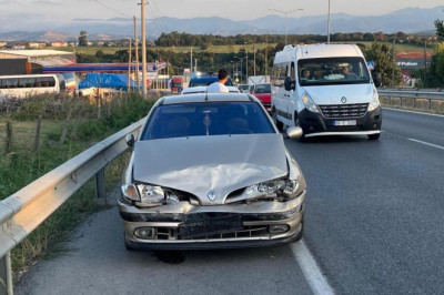 Samsun'da zincirleme trafik kazasında 3 kişi yaralandı