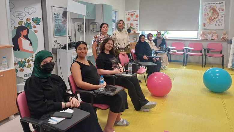 Yalova Eğitim ve Araştırma Hastanesi’nde Gebe Okulu 2. Tur Eğitimi Tamamlandı