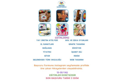 Gençlik Merkezi’nde Ücretsiz Kurs Heyecanı