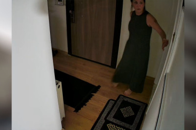 Güllü'nün Düşmeden Önce Ev İçi Kamerasının Görüntülerinin Tamamı Ortaya Çıktı