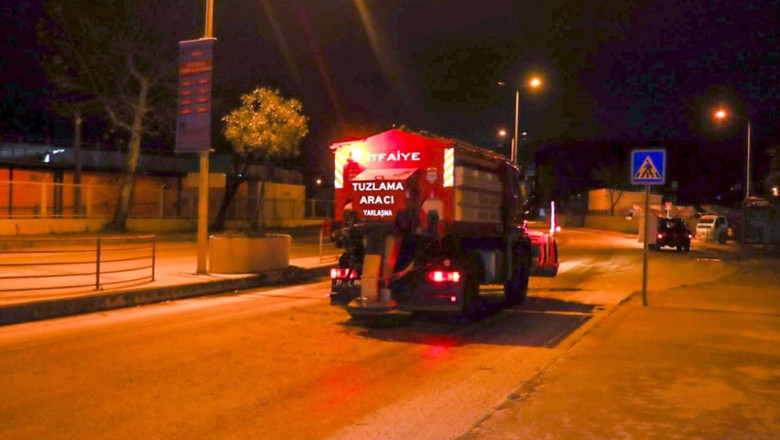 Tuzlama Çalışmaları Aralıksız Olarak Sürdü