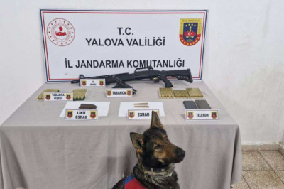 ÇINARCIK’TA UYUŞTURUCU VE SİLAH BASKINI