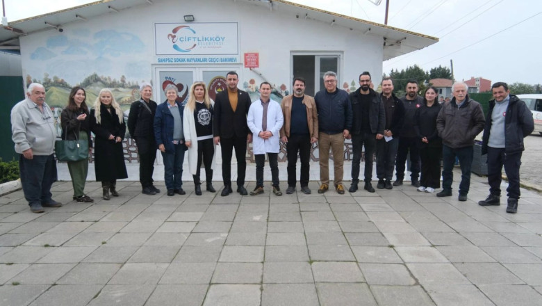CHP ÇİFTLİKKÖY’DEN CAN DOSTLARA ZİYARET