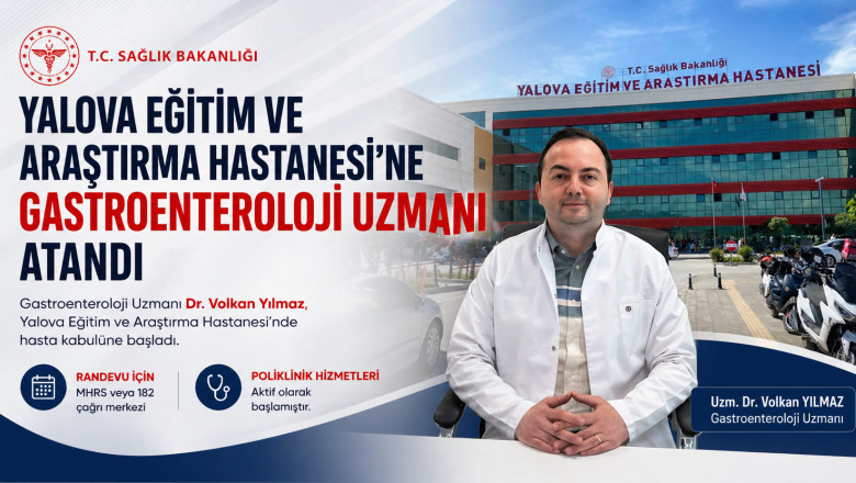 Yalova Eğitim ve Araştırma Hastanesi’ne Gastroenteroloji Uzmanı Atandı