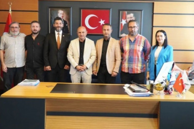 BASIN BİRLİĞİ’NDEN BAŞKAN ORAL’A ZİYARET