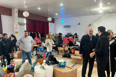 ÇİFTLİKKÖY BELEDİYESİ’NDEN YARDIM SEFERBERLİĞİ