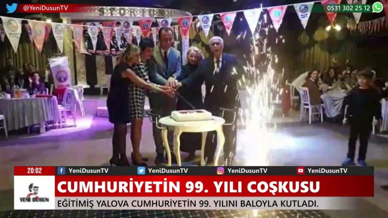 EĞİTİMİŞ YALOVA CUMHURİYETİMİZİN 99. YILINI CUMHURİYET BALOSUYLA KUTLADI