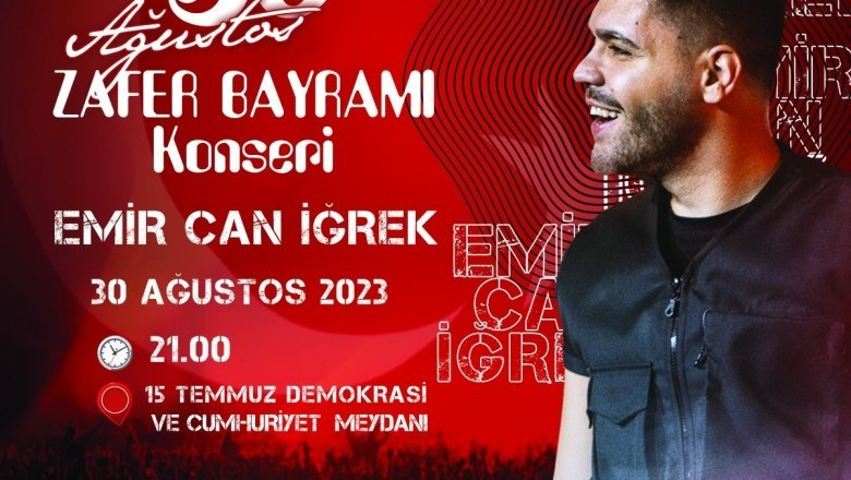 EMİR CAN İĞREK SAHNE ALACAK