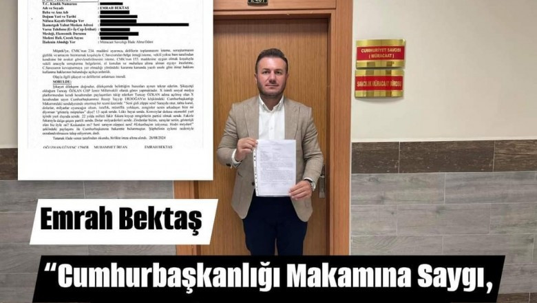 Emrah Bektaş’tan Tuncay Özkan’a Sert Tepki: “Cumhurbaşkanlığı Makamına Saygı, Milletin İradesine Saygıdır!”