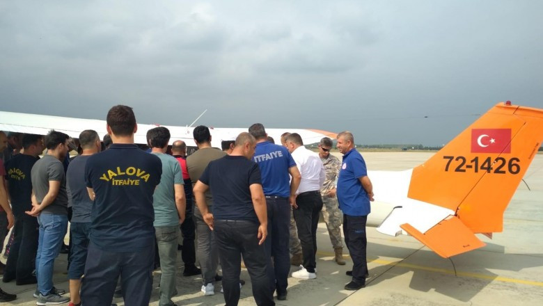 İTFAİYE PERSONELLERİ EĞİTİM ALIYOR