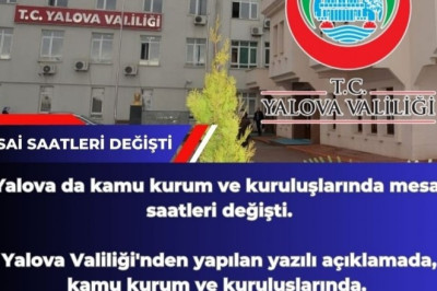 KAMU’DA MESAİ SAATLERİ DEĞİŞTİ