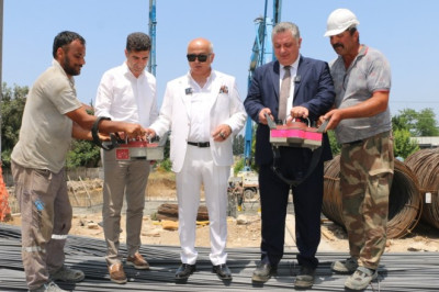 KUDU İNŞAAT'TAN DEV TEMEL ATMA TÖRENİ