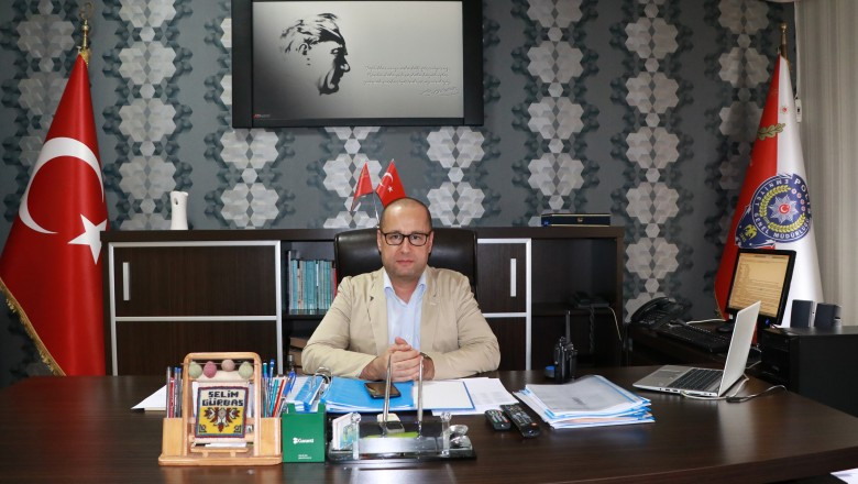 Selim Gürbaş Çiftlikköy Emniyet Müdürü oldu