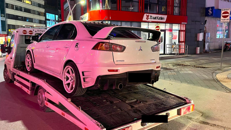 Trafiği Tehlikeye Atan Araç Trafikten Men Edildi!