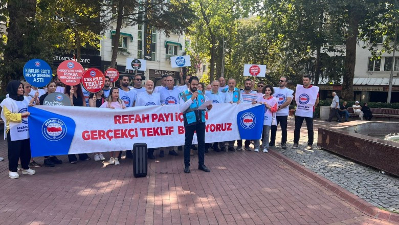 Yalova Sağlık Ve Sosyal Hizmet Çalışanları Sendikası Greve Gitti