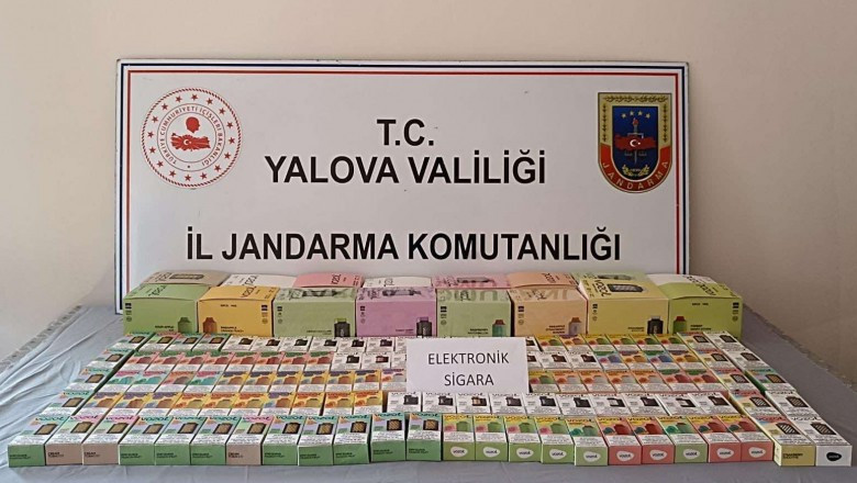 YALOVA’DA ELEKTRONİK SİGARA OPERASYONU