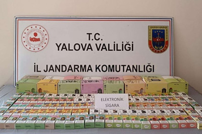 YALOVA’DA ELEKTRONİK SİGARA OPERASYONU