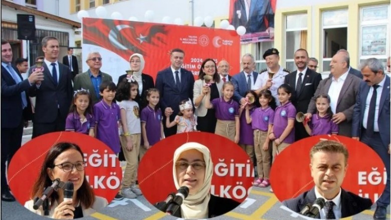 YALOVA’DA İLK DERS ZİLİNİ PROTOKOL MENSUPLARI ÇALDI