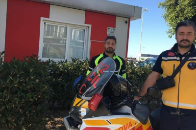 YALOVA'DA MOTORİZE 112 ACİL  SAĞLIK EKİBİ GÖREVE BAŞLADI