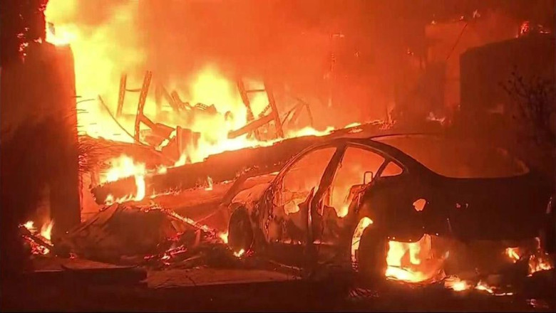 Melekler şehri cehenneme döndü! İtfaiye şefi: Yangınla başa çıkamıyoruz | Video Haber