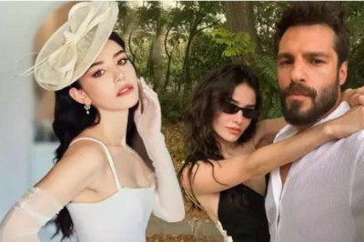 Özge Gürel'den eşine romantik sözler! 'Gözümün önünde olmasına bayılıyorum'