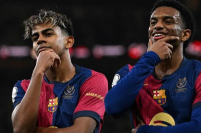 7 gollü maçta Süper Kupa'nın sahibi Barcelona oldu