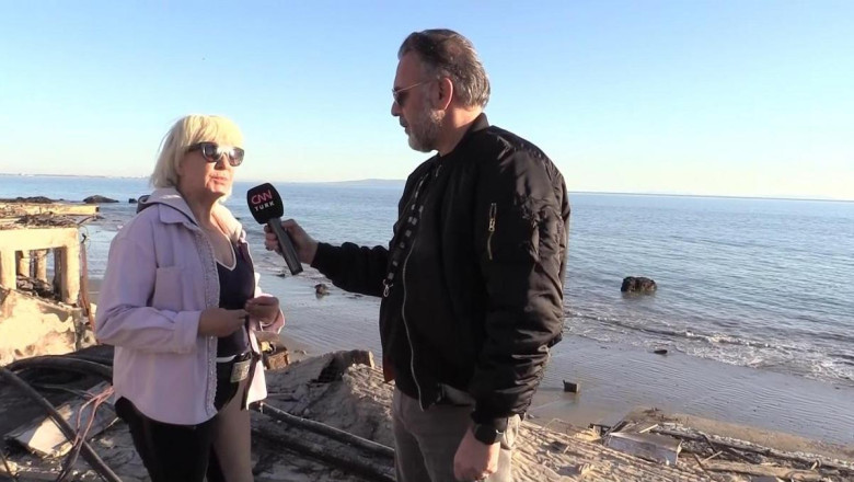 ABD'de evi yanan Türk CNN TÜRK'te anlattı: ''En güzel yıllarımız buradaydı, yangın her şeyi aldı''