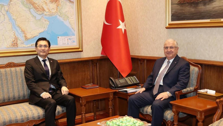 Bakan Güler, Kore Cumhuriyeti Büyükelçisi Jeong'u kabul etti