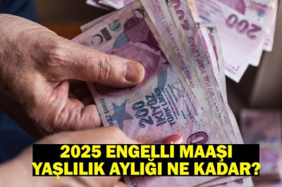 2025 Engelli maaşı, evde bakım maaşı ve yaşlılık aylığı (65 yaş maaşı) ne kadar olacak?
